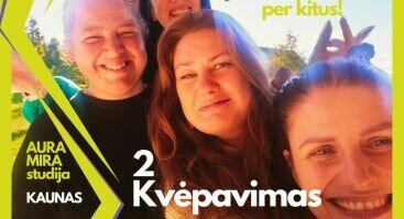 2 KVĖPAVIMAS - Pažink save per kitus!