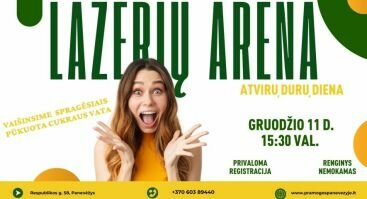 Lazerių arena kviečia į NEMOKAMĄ šventę! 