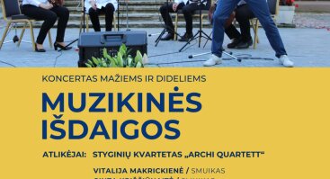 Edukacinis koncertas „Muzikinės išdaigos“ visai šeimai