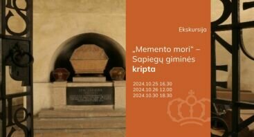 „Memento mori“ – Sapiegų giminės kripta