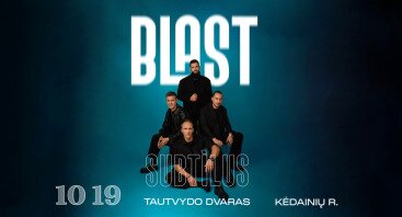  SUBTÌLUS albumo BLAST pristatymo koncertas Tautvydo dvare | 2024-10-19 d., 18 val. | Šeštadienį