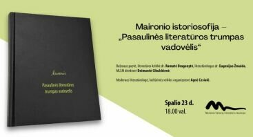 Maironio istoriosofija – „Pasaulinės literatūros trumpas vadovėlis“