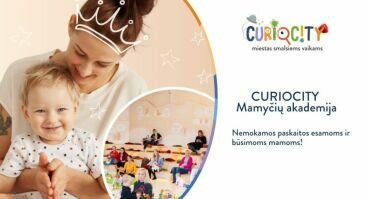 CURIOCITY Mamyčių akademija – nemokamos paskaitos esamoms ir būsimoms mamoms!