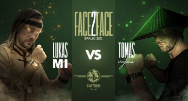 Face2Face: Lukas Mi x Tomas Vėjas | Sanatorija Gin Bar