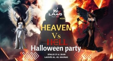 Halloween party! 2-as aukštas LA45: from Hell to Heaven!