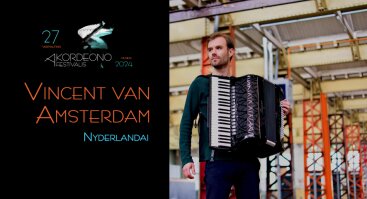 XXVII tarptautinio akordeono festivalio koncertas. Vincent van Amsterdam (Nyderlandai)