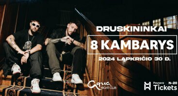 8 Kambarys koncertas | Druskininkai | Aqua Night Club (N-20)