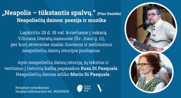 „Neapolis – tūkstantis spalvų.“ Neapoliečių dainos: poezija ir muzika