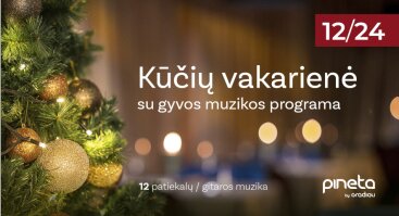 Kūčių vakarienė su gyvos muzikos programa | Palanga