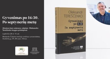 O. Tereščenkos knygos pristatymas Medardo Čoboto trečiojo amžiaus universitete