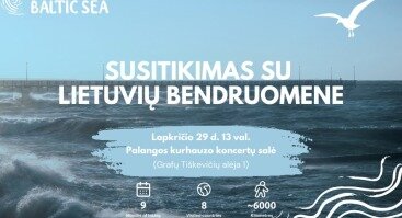 Ekspedicijos „Išsaugokime Baltiją" susitikimas su Palangos bendruomene