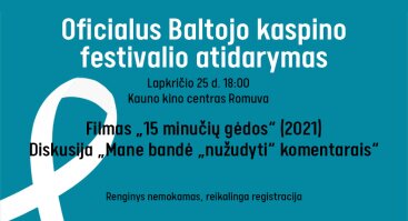 Oficialus Baltojo kaspino festivalio atidarymas