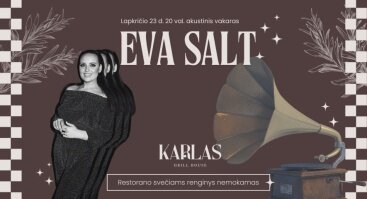 Akustinis vakaras su Evelina Šaltyte | Karlas Grill House