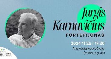 Koncertas „Imperijų saulėlydyje“. Prof. Jurgis Karnavičius (fortepijonas)