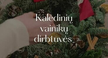 Kalėdinių vainikų dirbtuvės