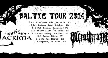 Wrathrone ir Lacrima - Baltic Tour 2016