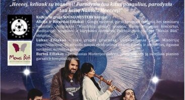 KOSMINĖ BALADĖ – mistinio garso kalėdinis gongų koncertas gruodžio 27 d.