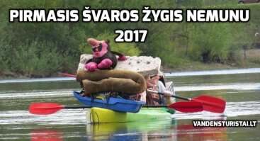 Ekologinis žygis baidarėmis Nemunu - švarinam Kauno miesto upes!