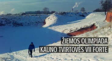 Žiemos olimpiada Kauno tvirtovės VII forte