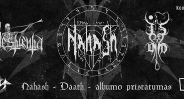 Nahash „Daath“ albumo pristatymas