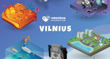 Robotikos stovykla Vilniuje