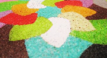 Tapyba spalvotu smėliu - šventinė mandala (Vaikai+Tėvai)