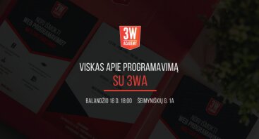 Viskas apie programavimą su 3WA 