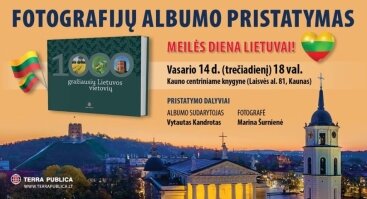 Kviečiame į albumo „1000 gražiausių Lietuvos vietovių“ pristatymą