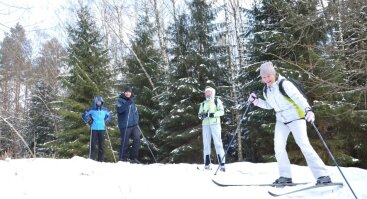 Lygumų slidinėjimas šeštadienį nauja trasa!