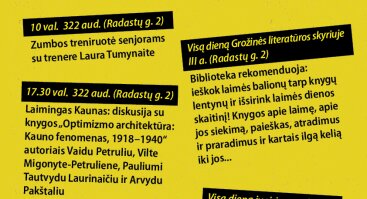 Laimingas Kaunas: diskusija su knygos „Optimizmo architektūra“ autoriais