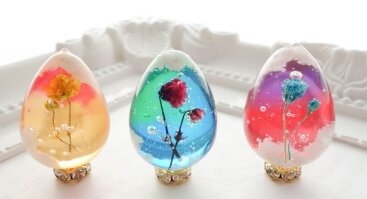 Stiklo Faberže kiaušiniai