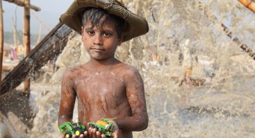 R. Požerskio fotografijų paroda „Bangladešo vaikai“