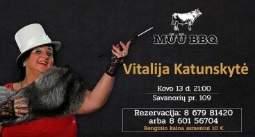 Vitalijos Katunskytės koncertas | MŪŪ BBQ