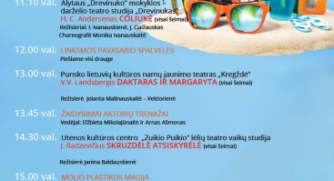 Vaikų ir jaunimo teatrų festivalis – kūrybinė laboratorija „JAUSMŲ SALA 2018“
