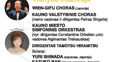 Koncertas „Lietuva-Japonija. Vienybė muzikoje“