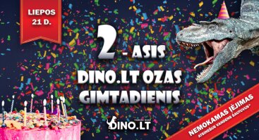 Dinozaurų parko Dino.lt Ozas gimtadienis 