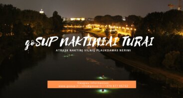 Naktinis irklenčių turas Vilniuje