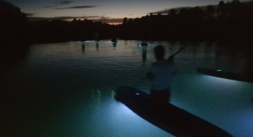 Naktinis irklenčių turas Luokesų ežere