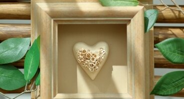 Keramikos kursai - meilės širdelė mylimiausias (paveikslas)