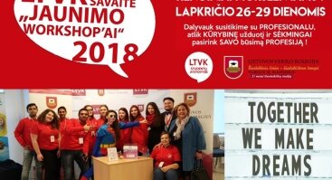 LTVK karjeros savaitė – Jaunimo workshop‘ai 2018