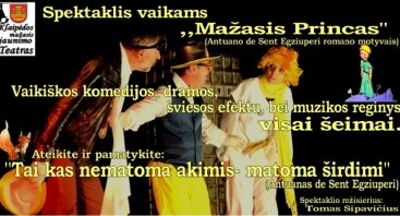 Klaipėdos mažojo jaunimo teatro spektaklis vaikams  „Mažasis princas“ 