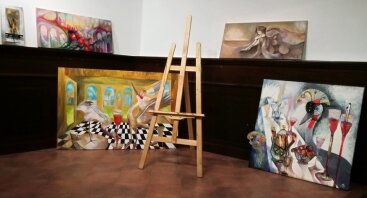 Simonos Juškevičiūtės tapybos paroda "Gervės puota"