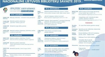 Nacionalinė Lietuvos bibliotekų savaitė Šiaulių apskrities Povilo Višinskio viešojoje bibliotekoje