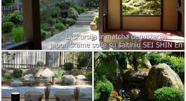 Ekskursija po japonišką sodą ir japoniškos arbatos degustacija
