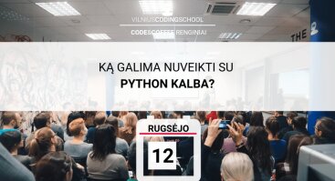 Ką galima nuveikti su Python programavimo kalba?