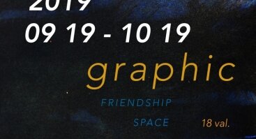 Gintarės Počiūraitės ir Teodoros Jučytės paroda "Graphic Friendship Space"