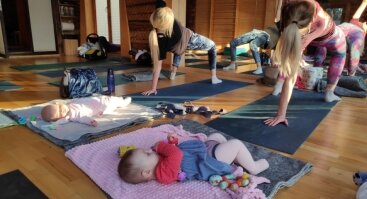 Kūdikių ir mamyčių joga, neropojantys (nuo 3mėn.)