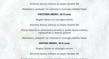 Lietuvos gastronomijos savaitė  Zyplių dvaro virtuvėje "KUCHMISTRUOSE"