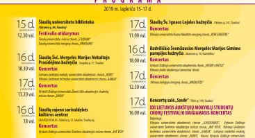 XXI Lietuvos aukštųjų mokyklų studentų chorų festivalis 