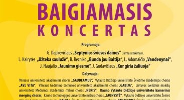 XXI Lietuvos aukštųjų mokyklų studentų chorų festivalio baigiamasis koncertas